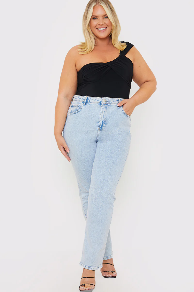 Slinky Aysmmetric Bodysuit - Image 6