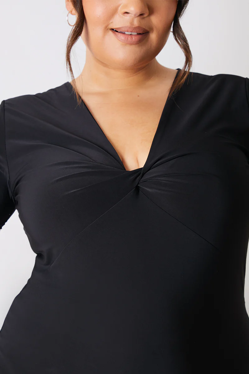 Slinky Twist Front Short Sleeve Top - Image 7