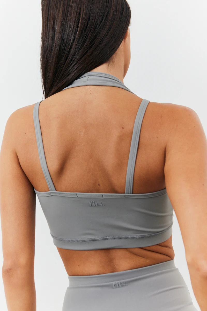 Soft Touch Medium Support Halter Neck Sports Bra - Image 3