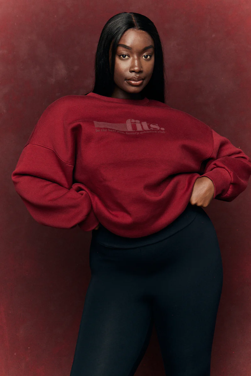 FITS Sports Printed Crew Neck Sweatshirt - Image 9