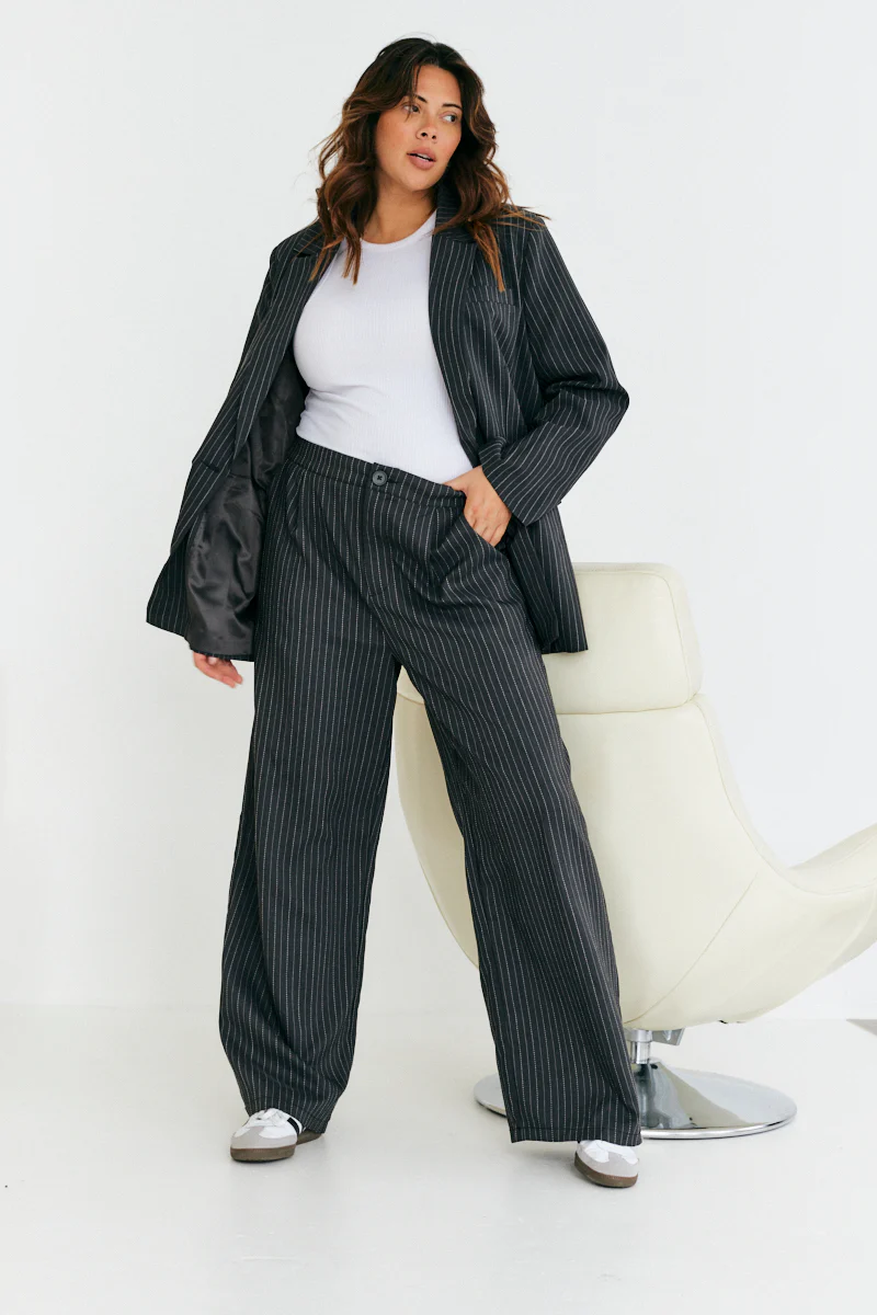 Tailored Pinstripe Co-Ord Blazer - Image 6