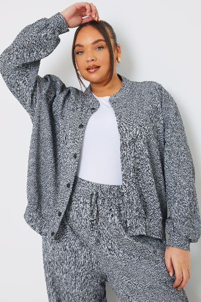 Textured Bomber Jacket - Image 4