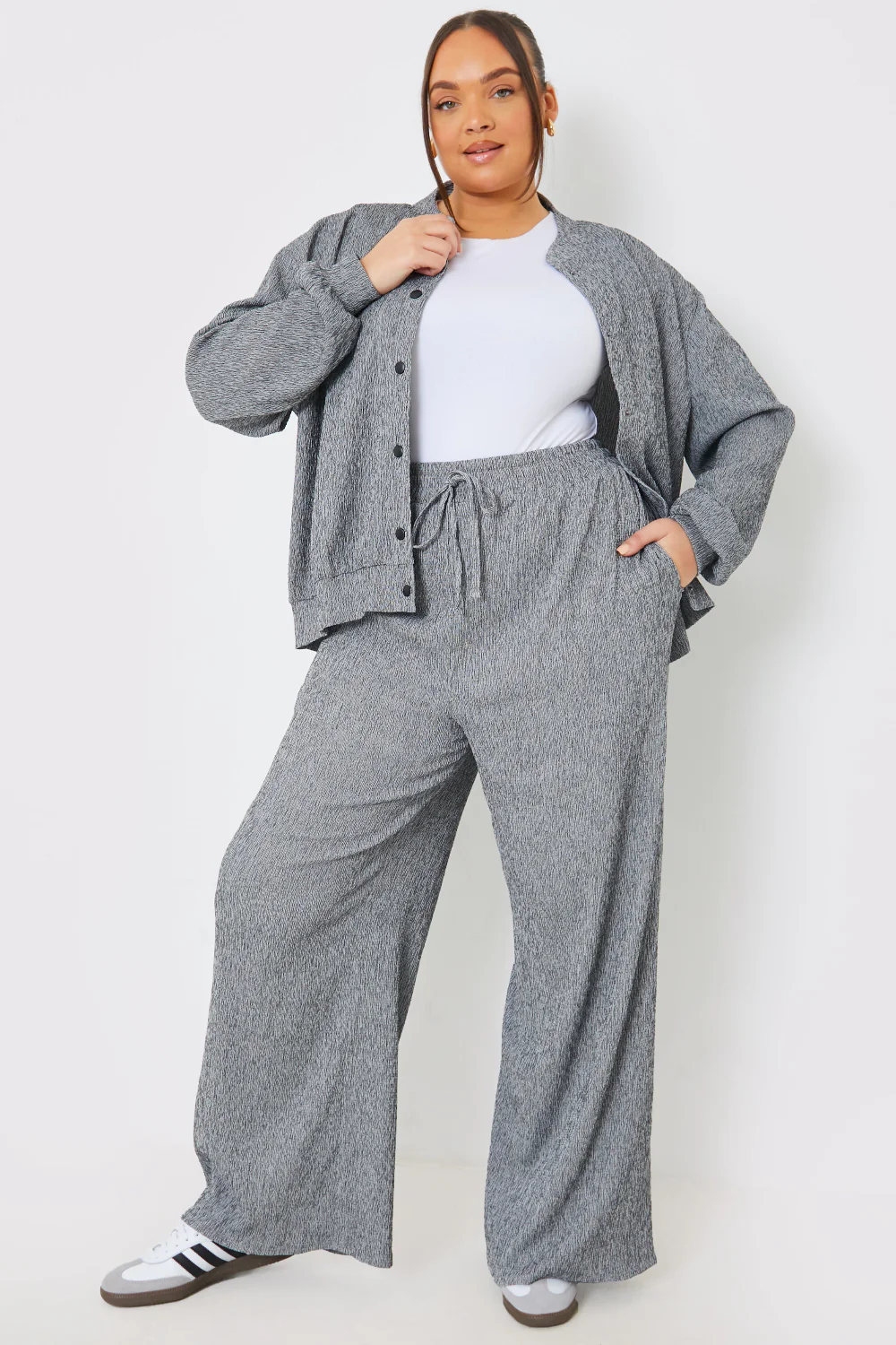 Textured Bomber Jacket - Image 5