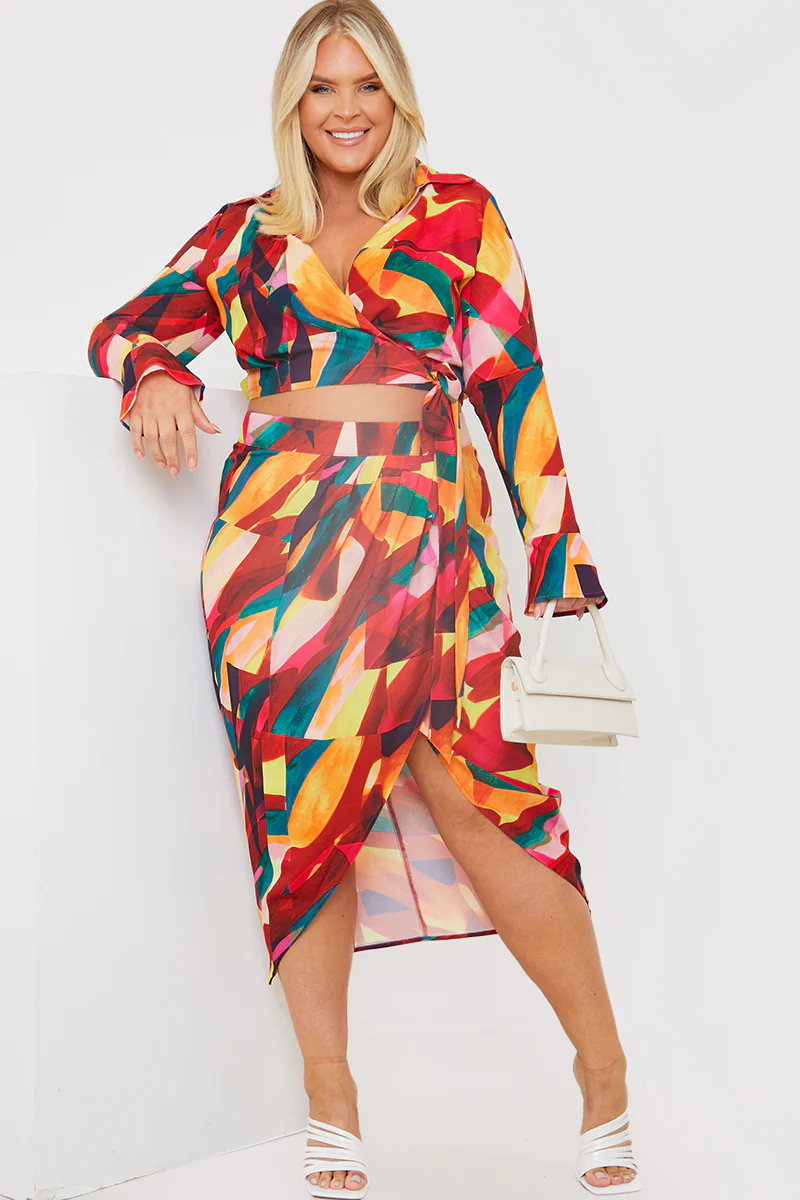 Tie Front Cropped Shirt - Image 6