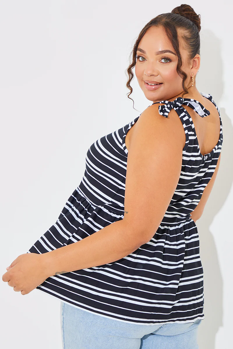 Tie Shoulder Smock Top - Image 9