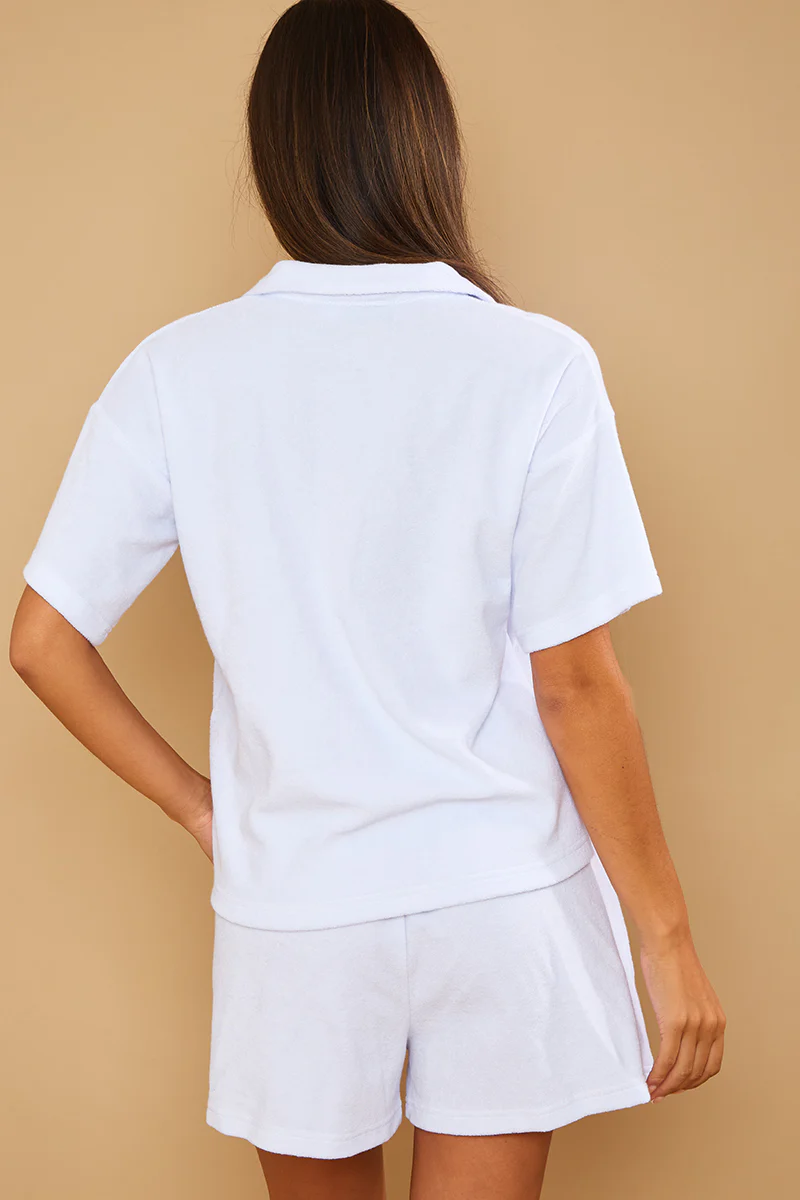 Towelling Co-Ord Shorts - Image 4