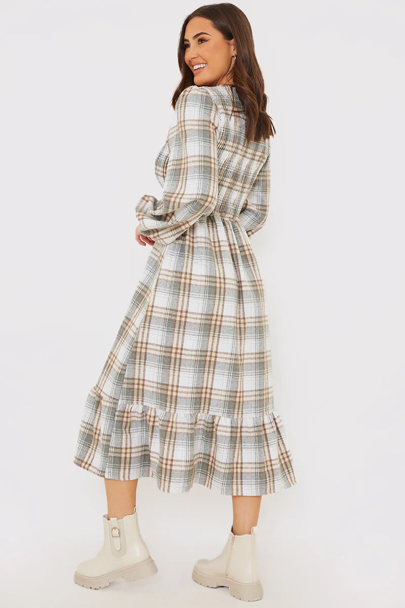 Wrap Front Midi Dress - Image 3