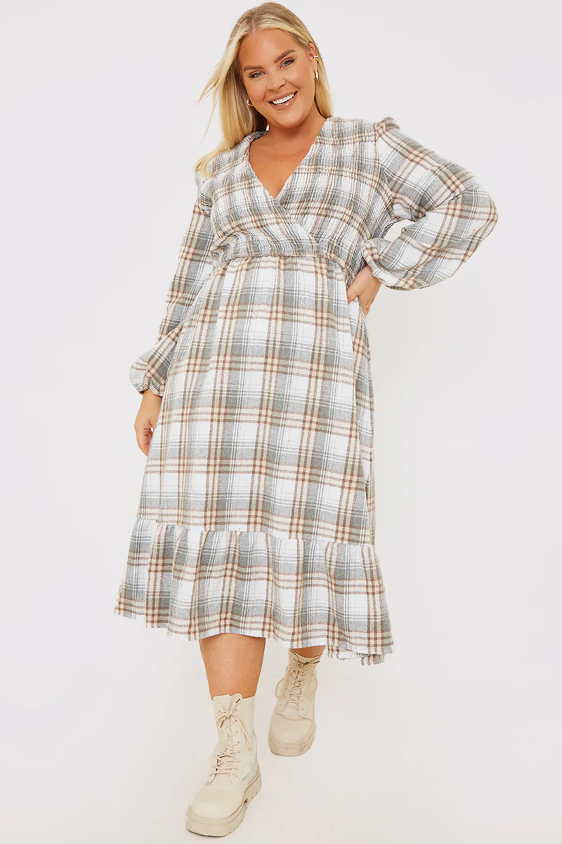 Wrap Front Midi Dress - Image 6
