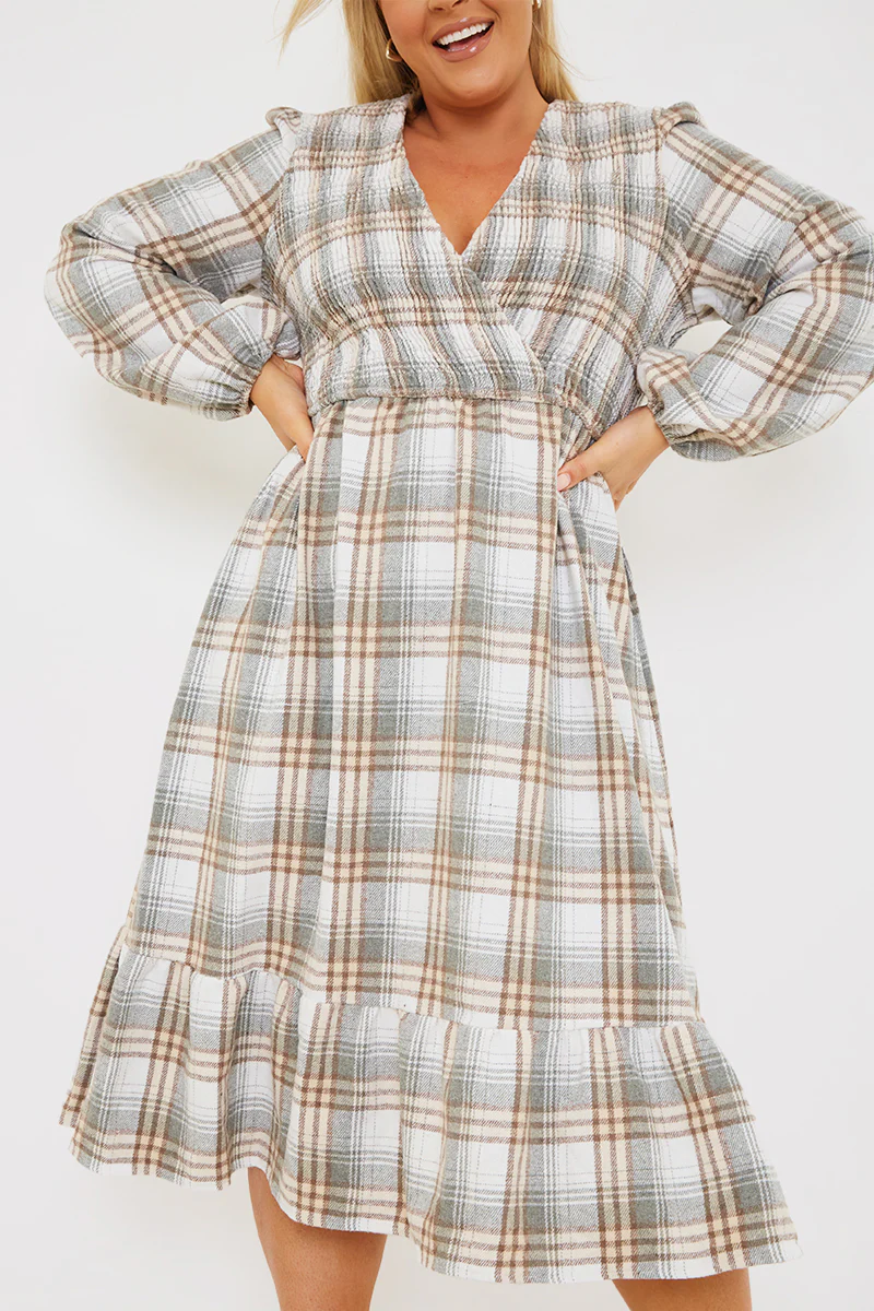 Wrap Front Midi Dress - Image 7