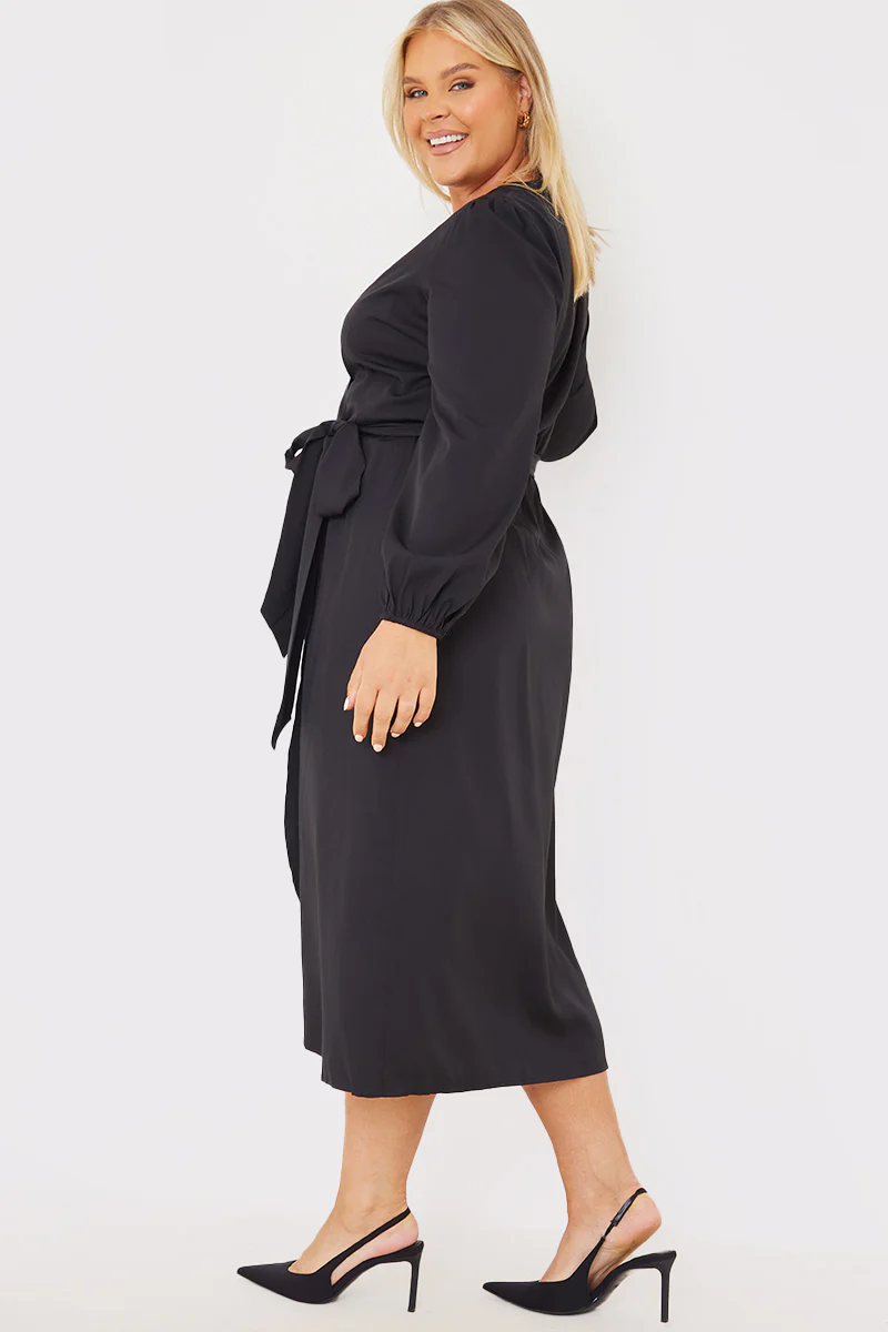 Wrap Waist Midi Dress - Image 7